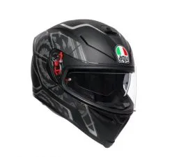 AGV K5 S Tornado Matt Black-Silver