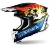 Airoh Twist 2.0 Lazyboy White Print -Casques intégraux Soldes 2022 airoh twist 20 lazyboy white print cross helmet helm casque kask casco 1 1