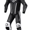 Alpinestars Fusion 1-P Leather Suit Black White