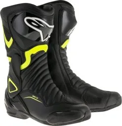 Alpinestars SMX-6 V2 Boots Black Yellow Fluo