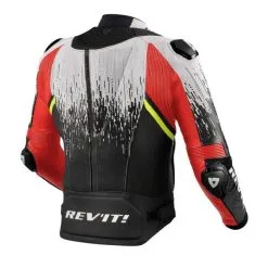 Revit Quantum 2 Air Jacket White-Neon Red