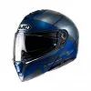 HJC I90 May Blue/Grey MC3 -Casques intégraux Soldes 2022 hjc i90 may blue grey mc2 modular helmet klapphelm casque modulaire systeemhelm kask casco modular 1 1