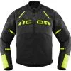 Icon Contra2 Leather Jacket Hi-Viz
