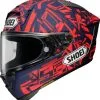 Shoei X-SPR Pro Marquez Dazzle TC-10 -Casques intégraux Soldes 2022 shoei x spr pro marquez dazzle tc 10 full face helmet integralhelm casque integral kask casco integral 1 1
