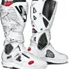 Sidi Crossfire 3 SRS White White -Casques intégraux Soldes 2022 sidi buy sidi crossfire 3 srs white boots free shipping 1 1