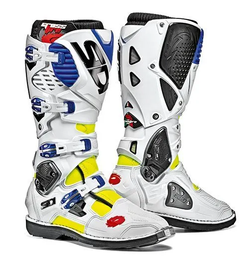 Sidi Crossfire 3 Yellow Fluo White Blue 3 Sidi Crossfire 3 Yellow Fluo White Blue